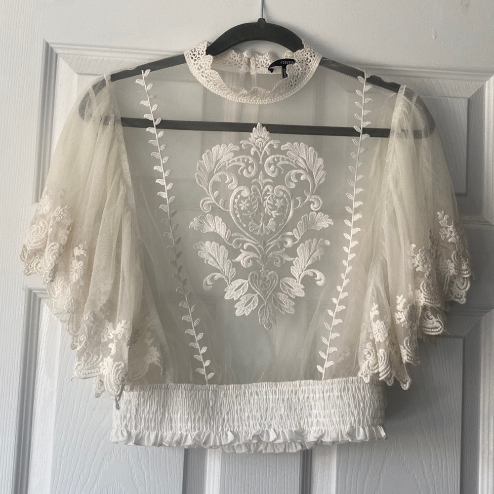 Laced blouse